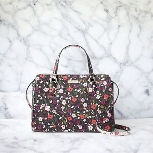 Kate Spade Laurel Way Boho Floral Reese Satchel-Retail $359